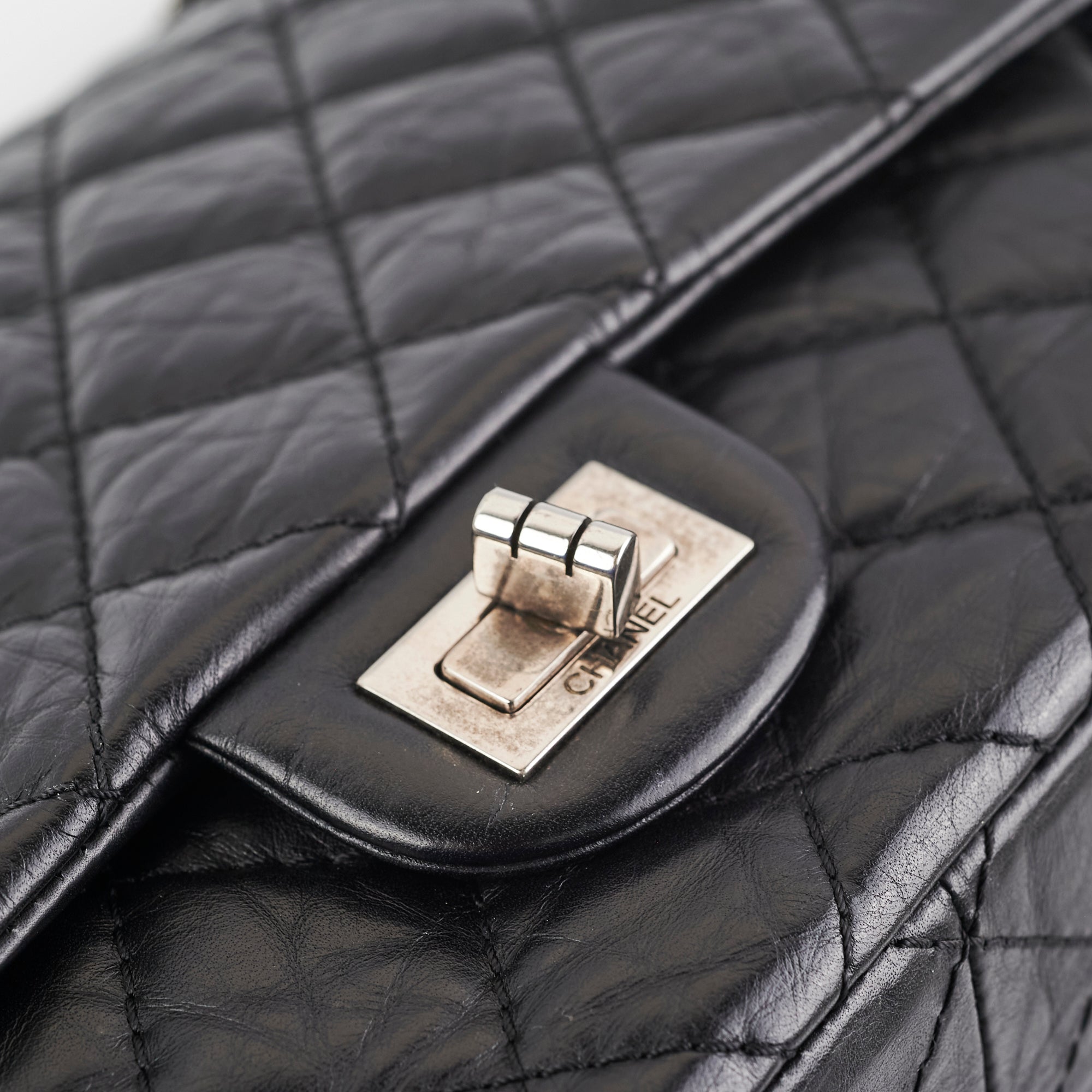Chanel Reissue 226 Black Calfskin Shoulder Bag for Women | Luxury Leather Handbag | Perfect for Work, Evening Events & Special Occasions