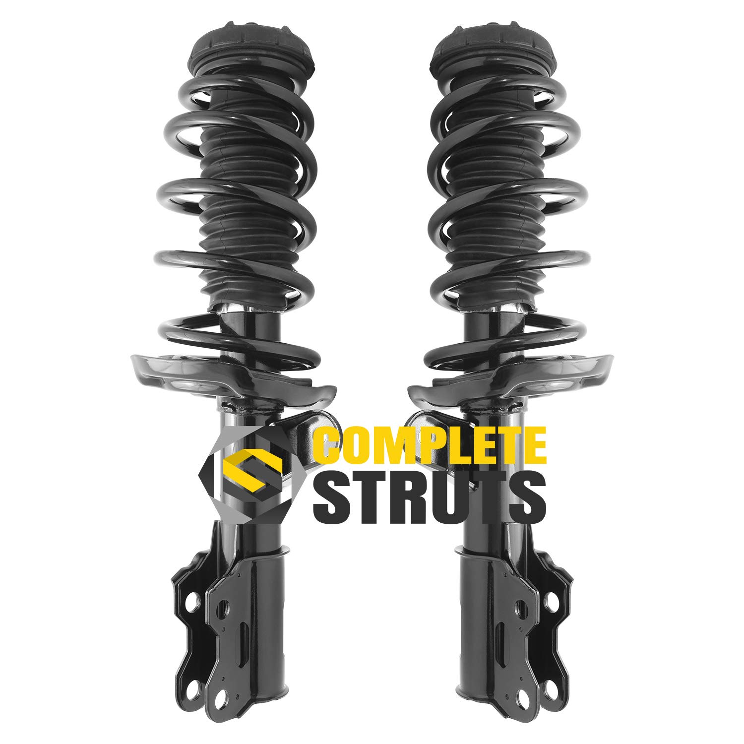 Complete Struts Front Quick Complete Strut Assemblies with Coil Springs - Replacement for 2013-2022 Chevrolet Trax FWD (Set of 2) | Smooth Ride & Enhanced Handling for City Driving & Highway Commutes