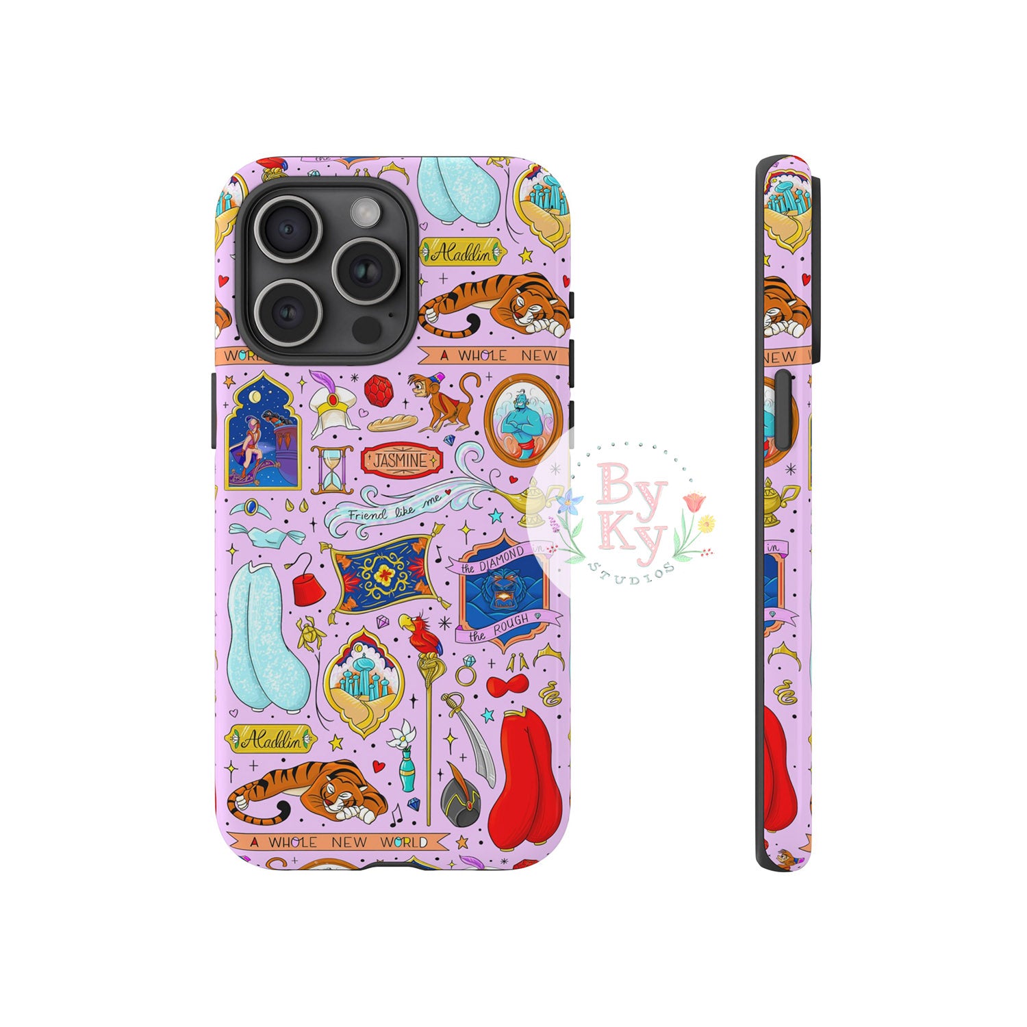 Jasmine Princess Shockproof & Durable Phone Cases for iPhone & Samsung - Stylish Protection for Everyday Use, Travel & Outdoor Activities