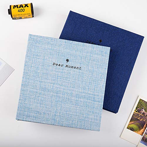 Ablus 100 Pockets Mini Photo Album - Compatible with Fujifilm Instax Mini 9/8/90/25, Polaroid Snap PIC-300 & Kodak Mini 3-Inch Film (Blue) | Perfect for Travel Memories, Wedding Photos & Instant Camera Collections