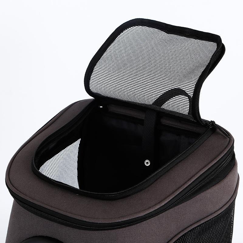 Portable Pet Carrier Backpack with Bubble Window - Lightweight & Breathable for Small Dogs & Cats - Perfect for Travel, Hiking, and Outdoor Adventures