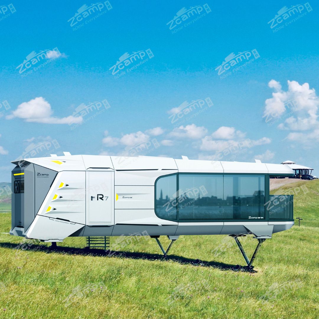 Zcamp R7 Prefabricated Modular Tiny House - Modern, Portable & Eco-Friendly Living Solution for Backyard, Vacation & Off-Grid Homes