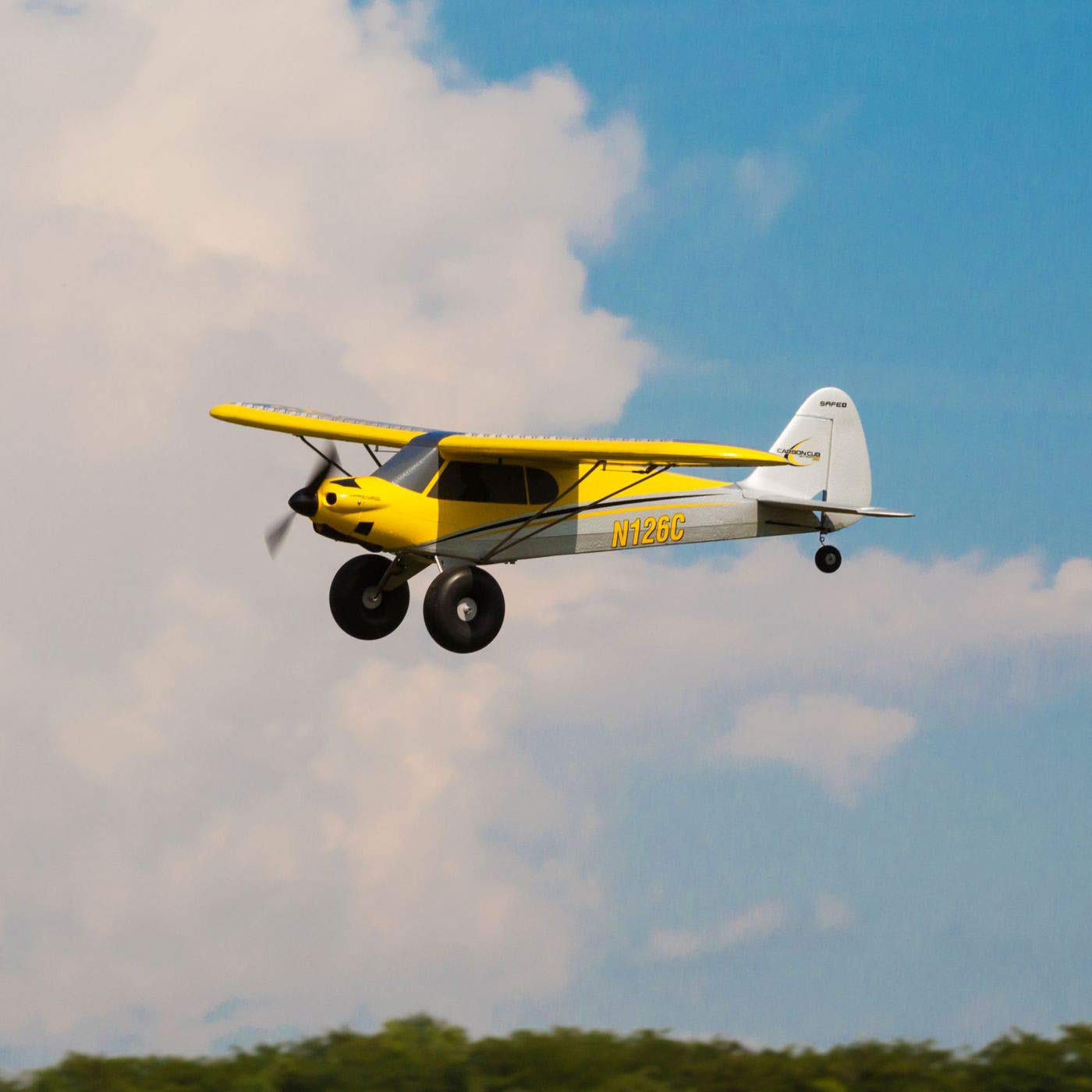 **HobbyZone Carbon Cub S 2 1.3m RTF RC Airplane with SAFE Technology - Includes Transmitter, Battery & Charger (HBZ32000, Yellow) - Perfect for Beginners & Outdoor Flying**    *(Optimized for Google SEO, translated to English, and includes usage scenario for hobbyists and outdoor enthusiasts.)*