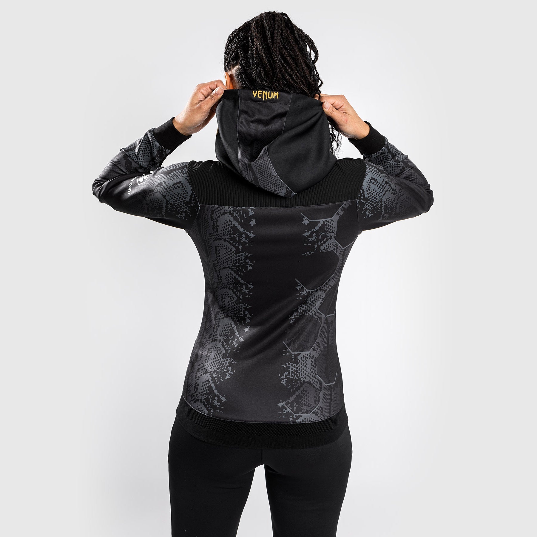 Venum UFC Adrenaline Authentic Fight Night Women's Walkout Hoodie - Champion Edition | MMA Training & Gym Wear for Women Fighters