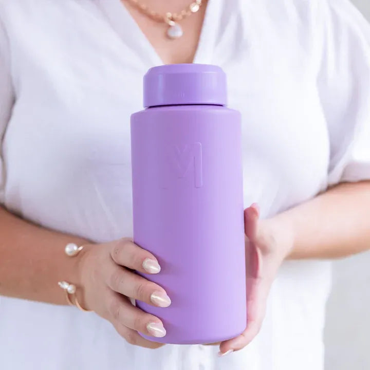 Montii.Co Fusion Universal Insulated Base 1L Water Bottle - Leakproof & BPA-Free for Hiking, Gym & Travel - Dusk Color