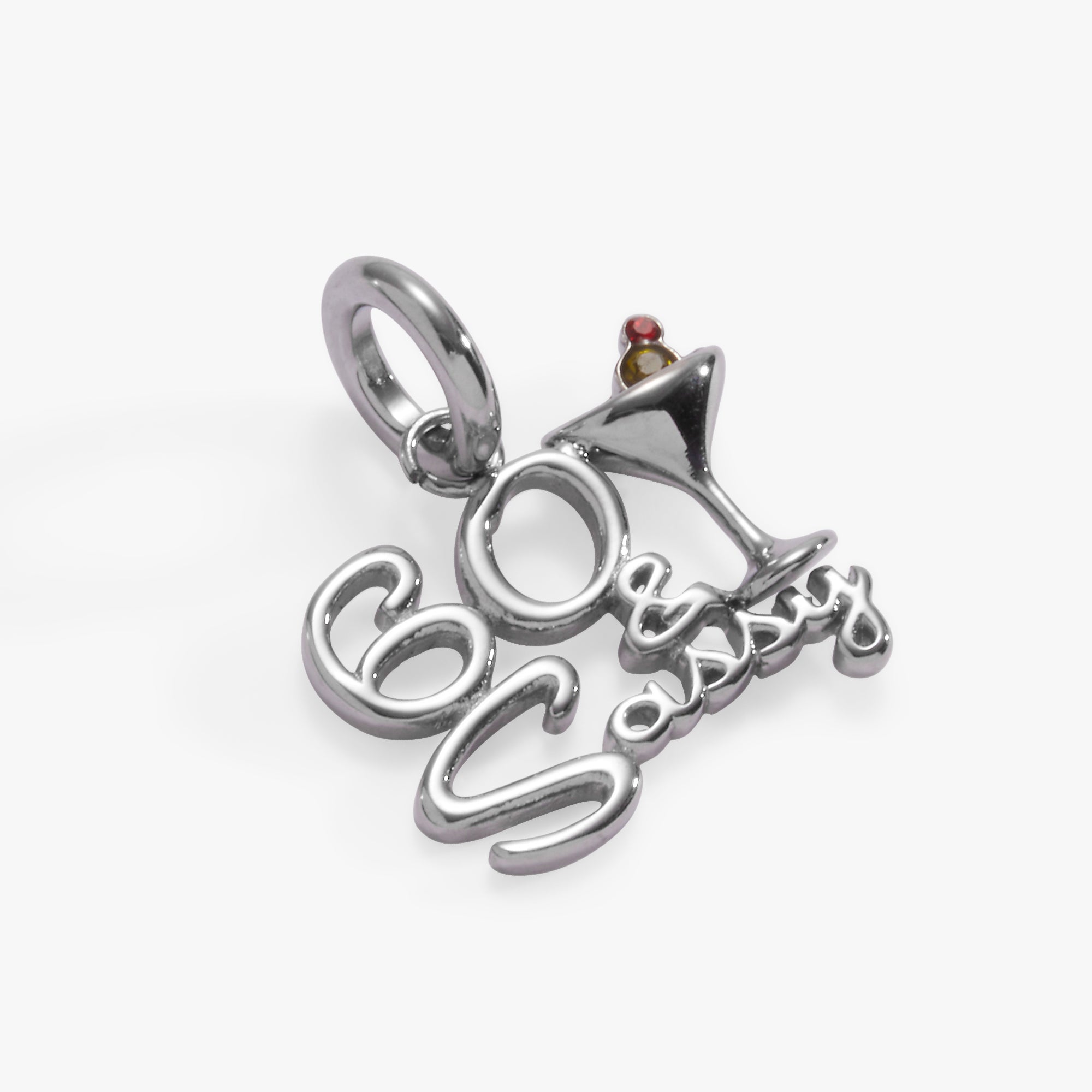 60 & Sassy Martini Charm - Elegant Cocktail Glass Pendant for Jewelry Making, DIY Crafts & Party Decor - Perfect for Martini Lovers, Bartenders & Home Entertaining