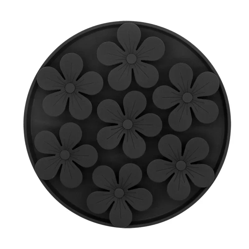 Non-Slip Pet Food Bowl for Dogs & Cats - Anti-Choke Design with Raised Rim - Perfect for Messy Eaters & Travel Use