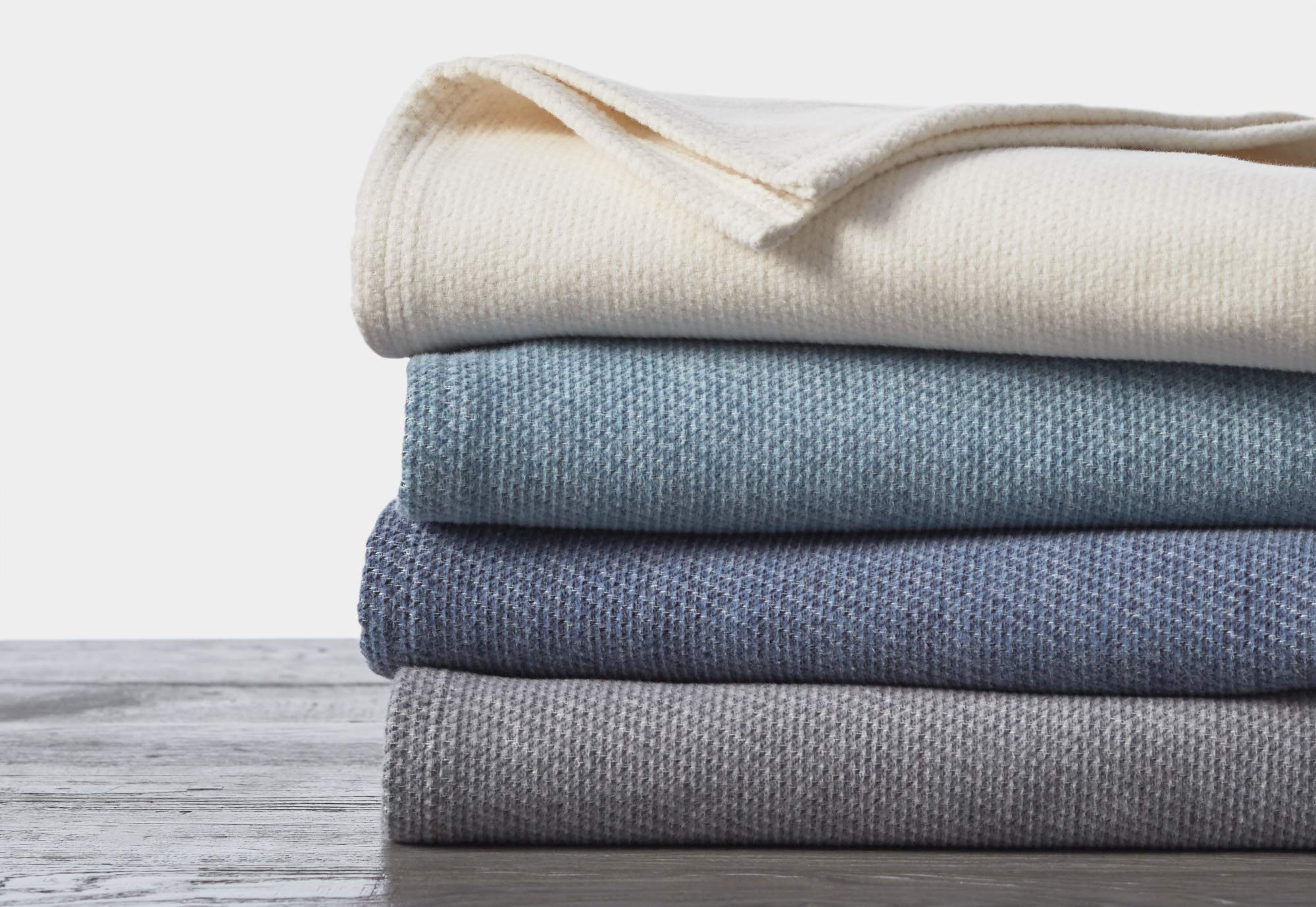 Coyuchi Sequoia Washable Organic Blanket - Soft Gray Throw Blanket for Sofa, Bed & Travel - Eco-Friendly & Hypoallergenic