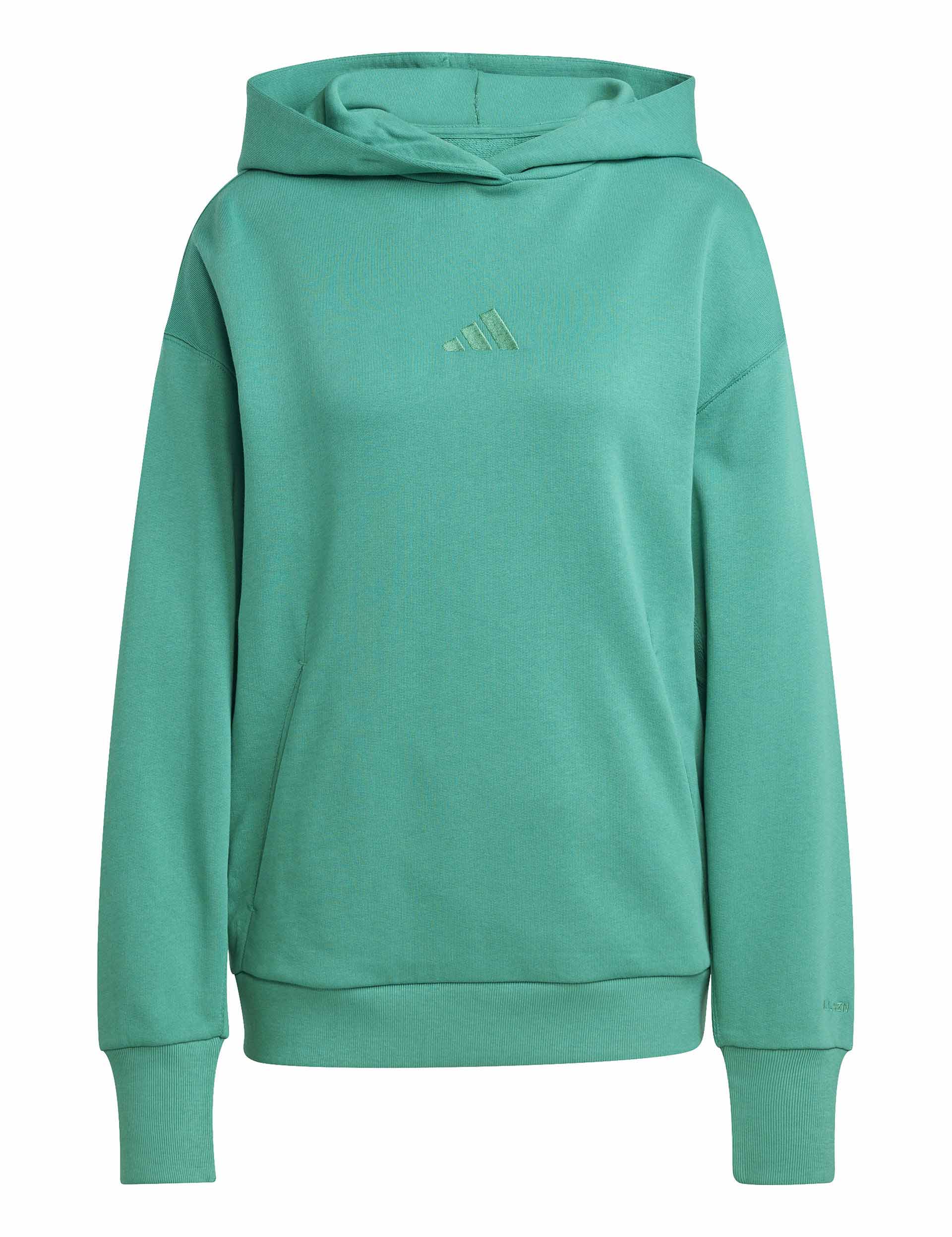 ALL SZN French Terry Loose Hoodie - Semi Court Green | Comfortable Oversized Sweatshirt for Men & Women | Perfect for Casual Wear, Lounge & Street Style