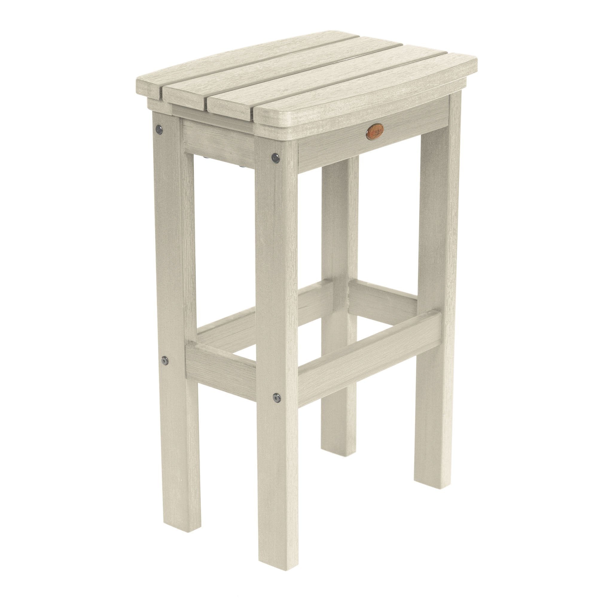 Lehigh Bar Height Stool - Adjustable Swivel Bar Stool with Backrest, 24