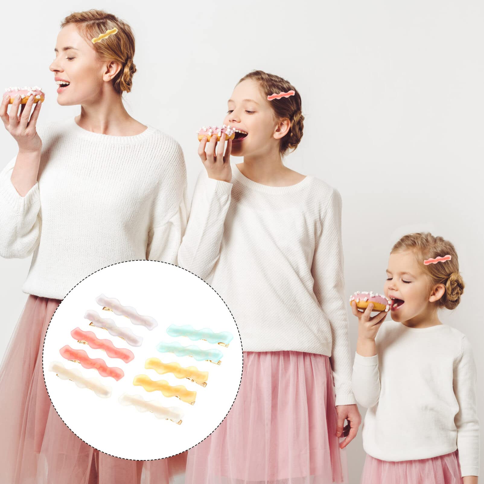 Beaupretty 10pcs Alligator Hair Clips for Fine Hair - Small Wave Hairpins for Women, Thin Hair & Bangs - Strong Grip Makeup Hair Clips (Perfect for Styling, Salon Use & Daily Hair Accessories)