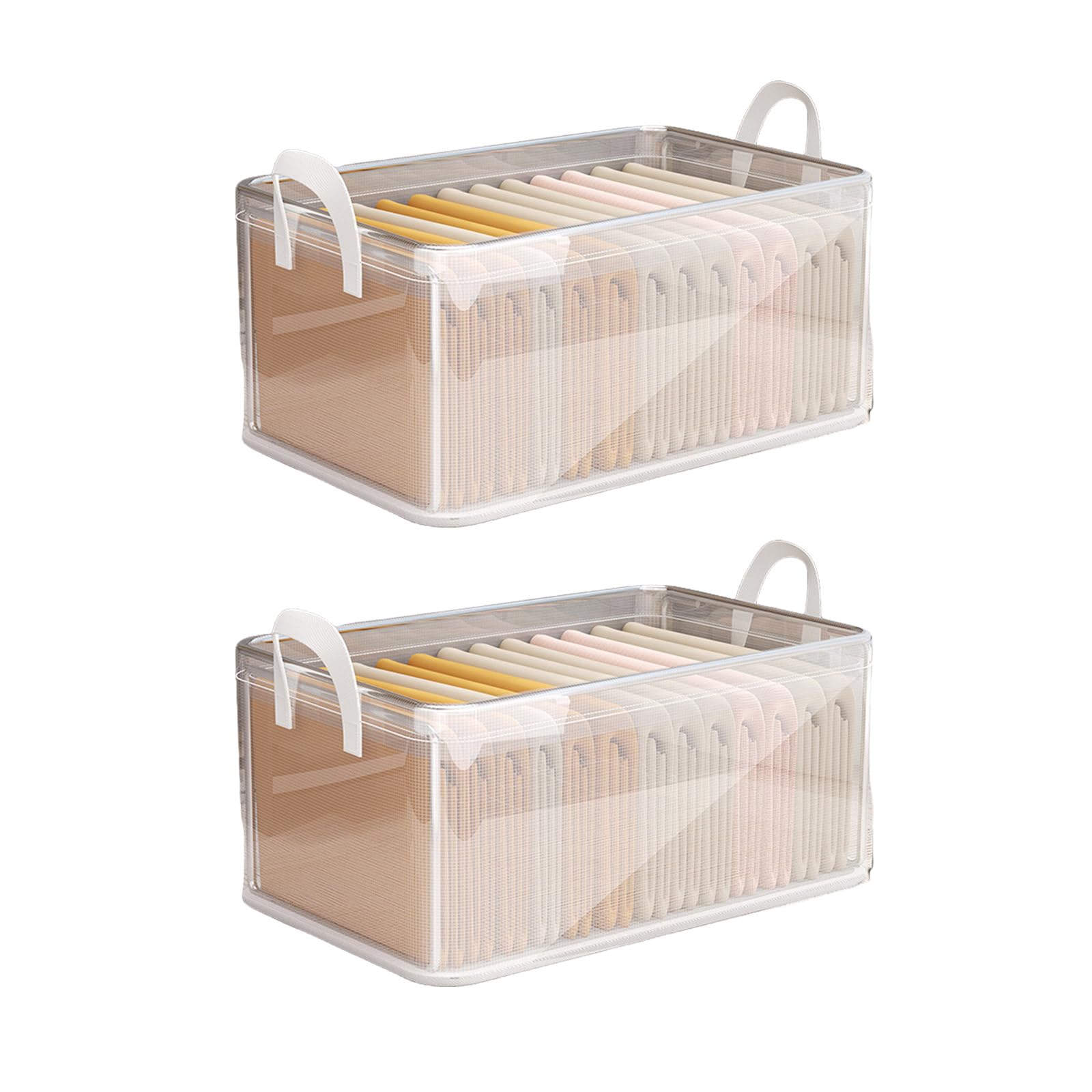 Durable PVC Storage Box with Clear Design for Easy Item Identification - Home, Office & Closet Organization Solution for Toys, Crafts & Supplies