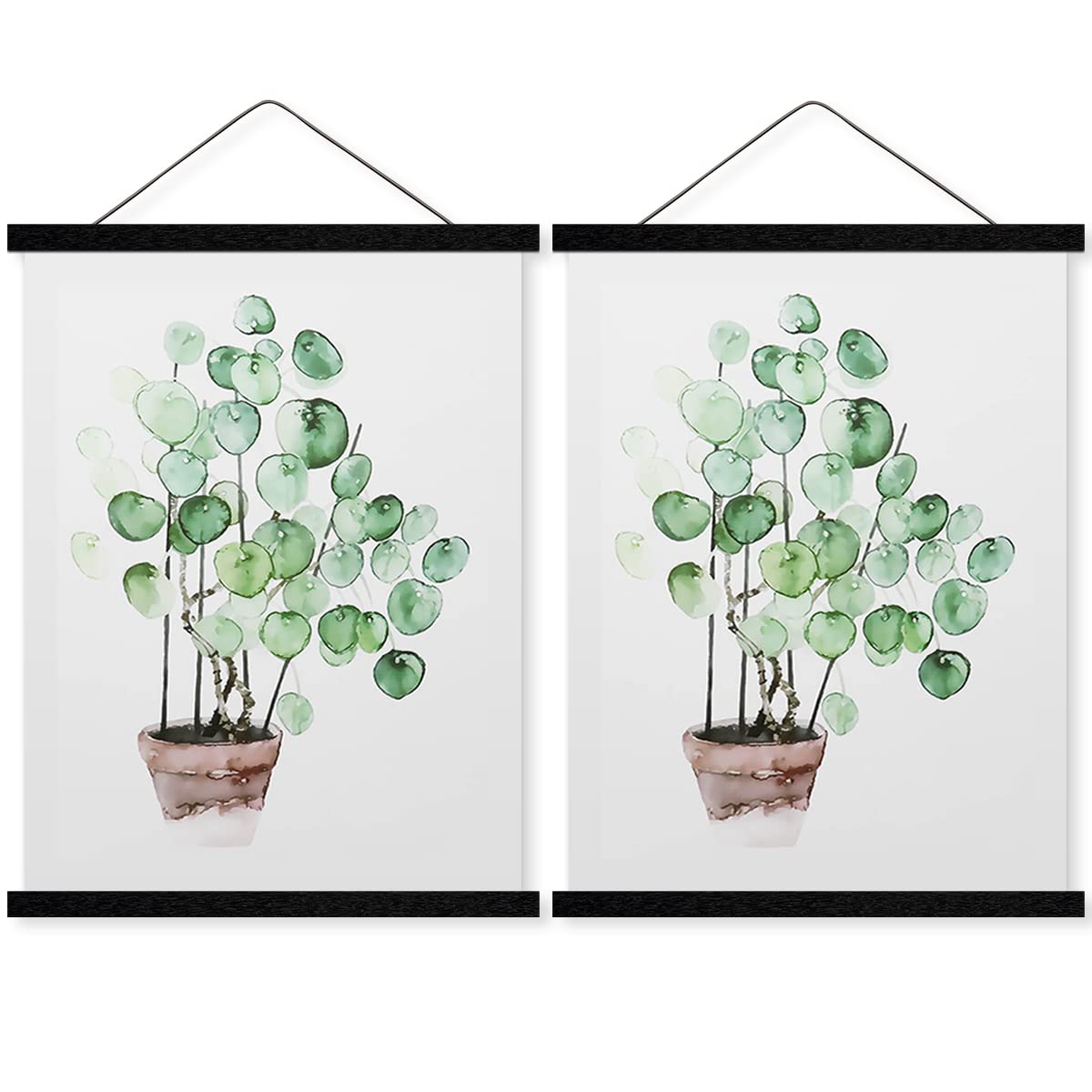 Magnetic Poster Hanger Frame - Strong Wooden Display for Diamond Paintings, Maps, Pictures & Canvas Art | Perfect for Bedroom, Office & Dining Room Decor | Easy to Hang Posters, Prints & Scrolls