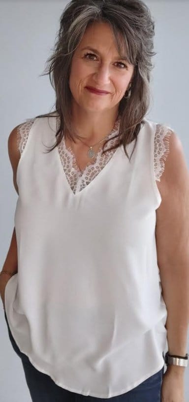 Chloe Cream Women's Tank Top - Soft Stretchy Casual Sleeveless Shirt for Summer, Gym, Yoga & Beach Wear