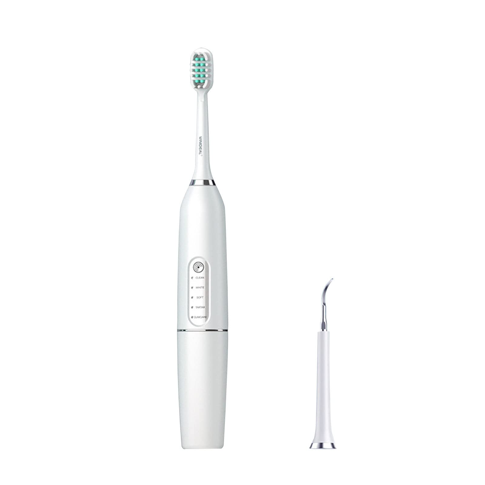 Wireless Magnetic Charging Electric Toothbrush for Adults - USB Rechargeable Sonic Toothbrush with 5 Cleaning Modes & 2 Brush Heads, IPX7 Waterproof for Deep Whitening | Perfect for Travel, Home & Daily Oral Care