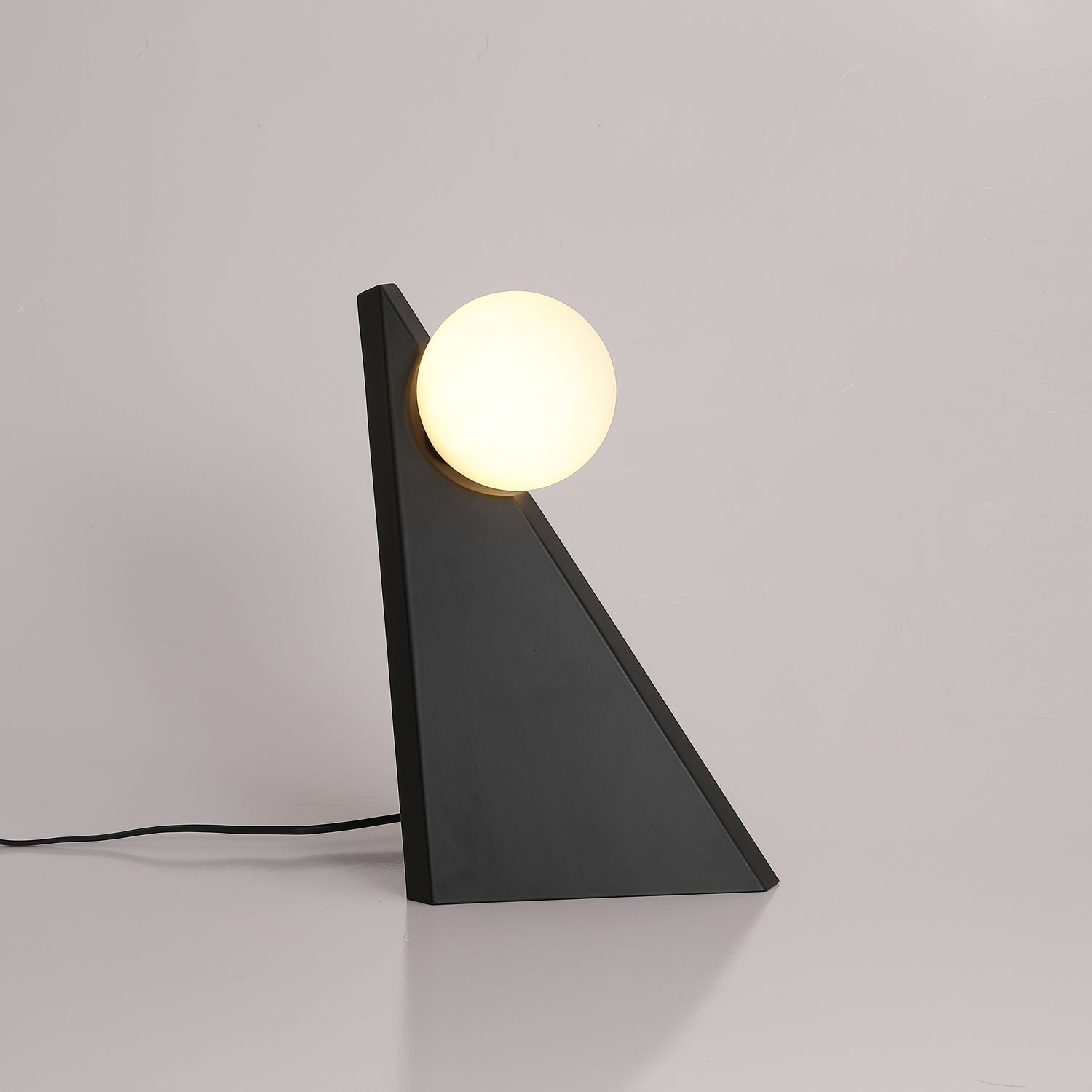 Elegant Noir Roy Table Lamp - Modern Bedside & Living Room Lighting for Home Decor
