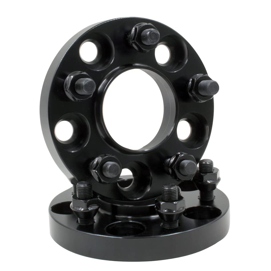 2 Pack Hub Centric Wheel Spacers 5x4.50 to 5x4.50 (5x114.3mm) 60.1mm Center Bore 20mm Thick 1/2x20 Thread - Perfect for Jeep, Ford, Nissan & Aftermarket Wheels Upgrade
