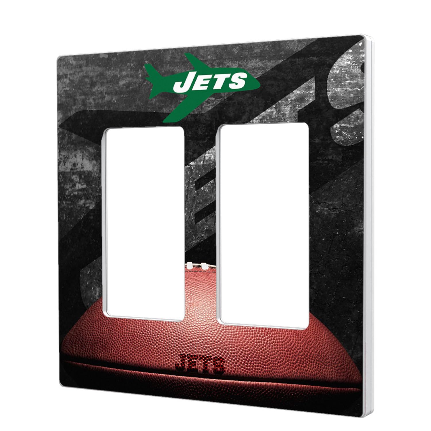 NFL Legendary Team Double Rocker Light Switch Plate Cover - Perfect for Game Room, Man Cave, and Sports Fan Home Decor