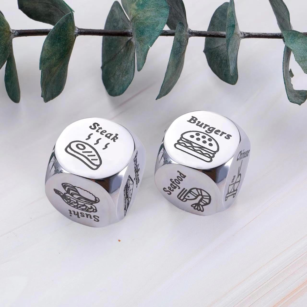 Valentine's Day Gifts for Her, Him, Boyfriend, Husband, Wife & Girlfriend - Food Dice Game for Couples | Christmas Stocking Stuffers for Women, Men & Adults | Perfect for Christmas, Father's Day, Anniversary, Birthday & Wedding Gifts | Fun Date Night & Party Game for Couples