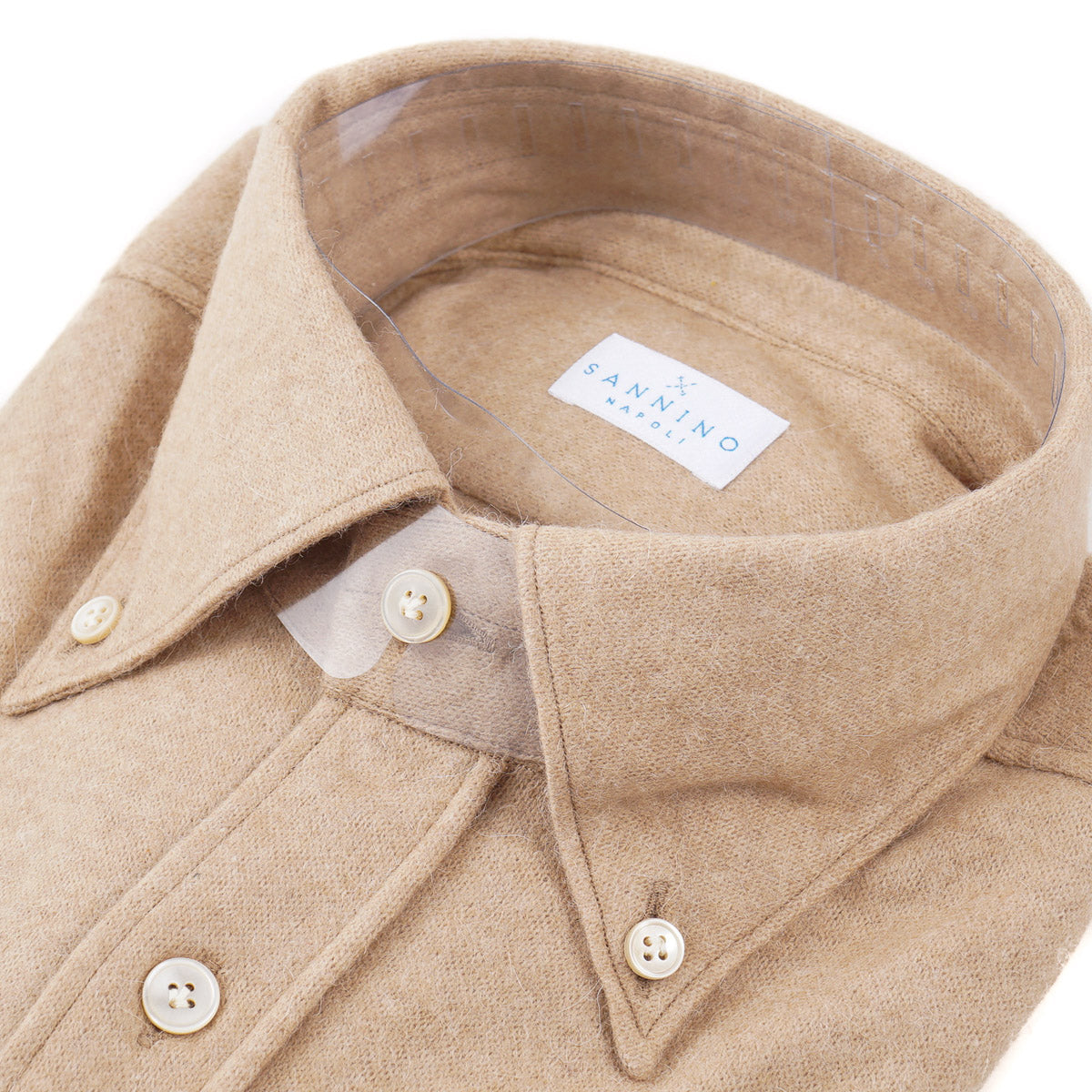 Sannino Soft Jersey Flannel Wool Shirt for Men - Cozy Winter Plaid Button-Up Shirt - Warm Casual & Outdoor Wear for Fall, Winter, and Layering