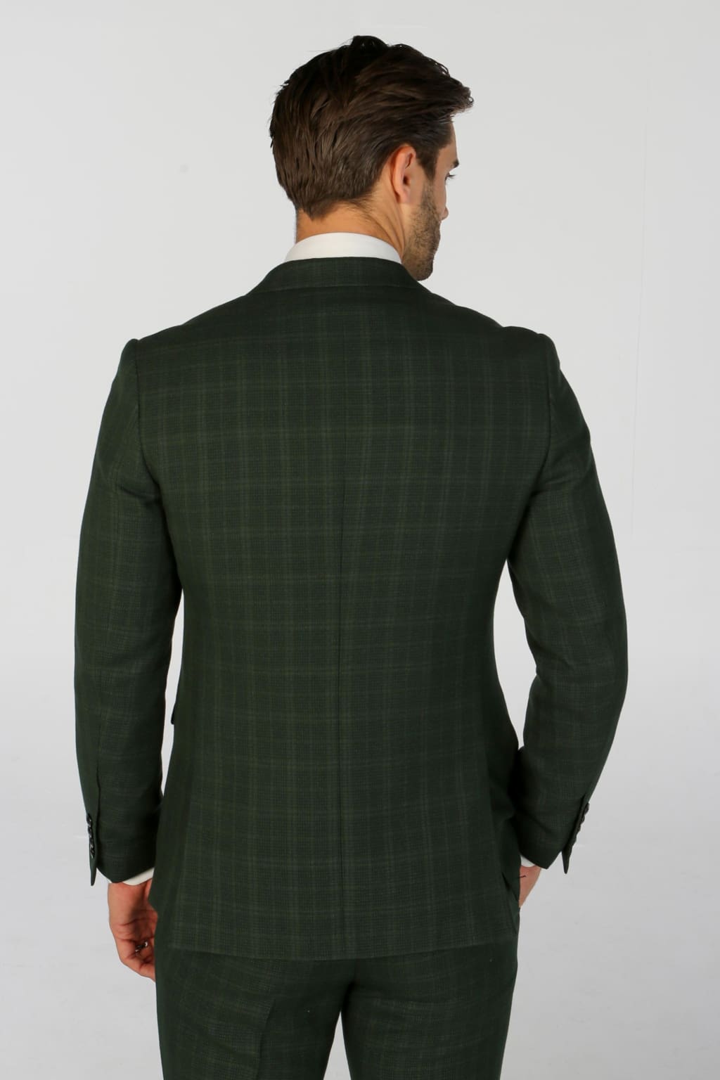 Leo Green Men's Two Piece Suit - Premium Slim Fit Business Suit for Wedding & Formal Events - Office Wear & Special Occasions