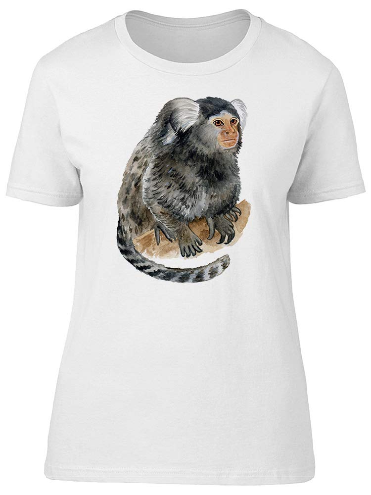 Smartprints Marmoset Illustration T-Shirt for Women - Stylish & Comfortable Casual Wear for Everyday Outfits