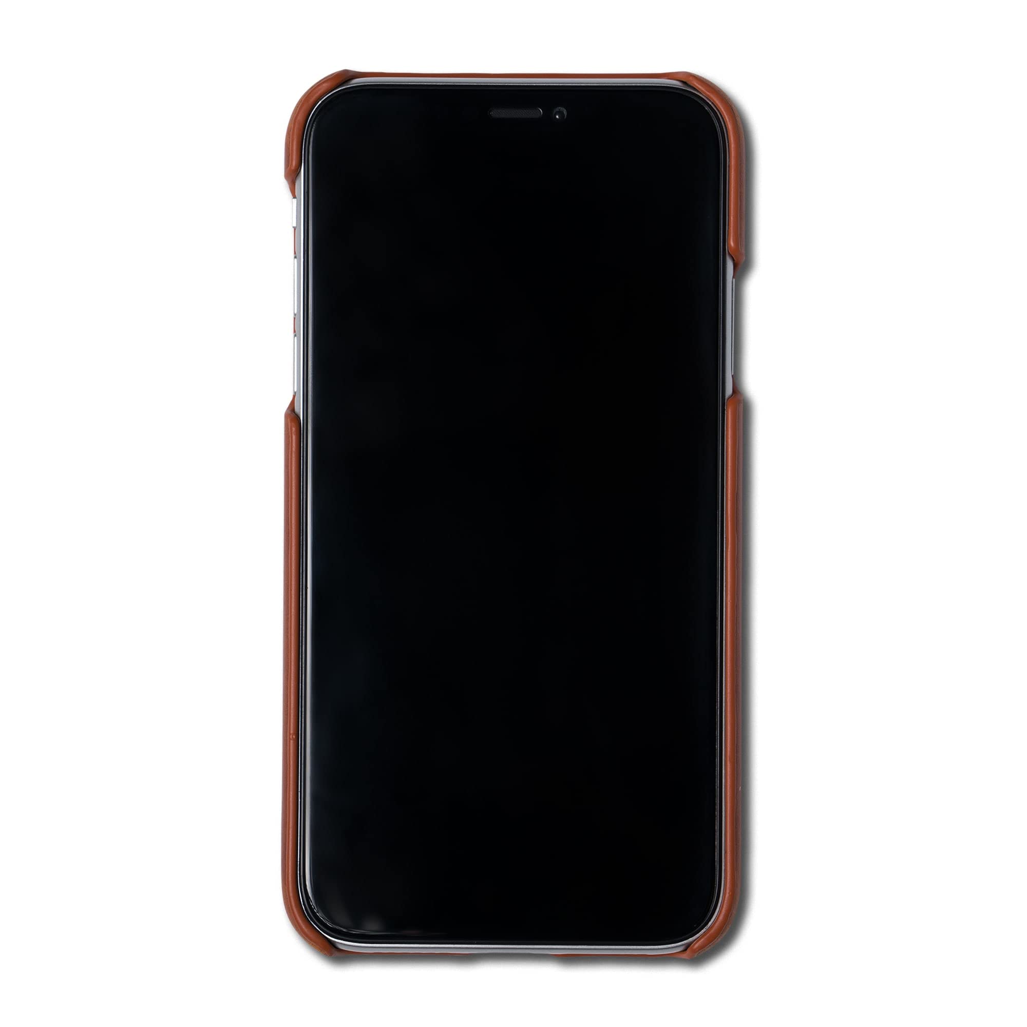 Premium PEGAI Handmade Full Grain Leather Phone Case for iPhone 11/12/13 Pro Max - Artisan Crafted, Wireless Charging Compatible (Excludes MagSafe) - Whiskey Brown DEAN Series - Perfect for Business Professionals & Luxury Gift Giving
