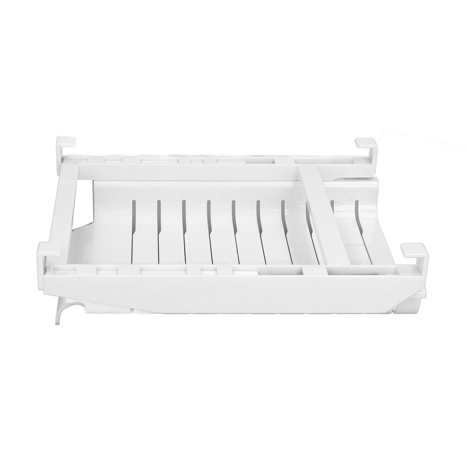Fridge Shelf Organizer - Slide Track Storage Box for Easy Meal Access | Home Kitchen Use