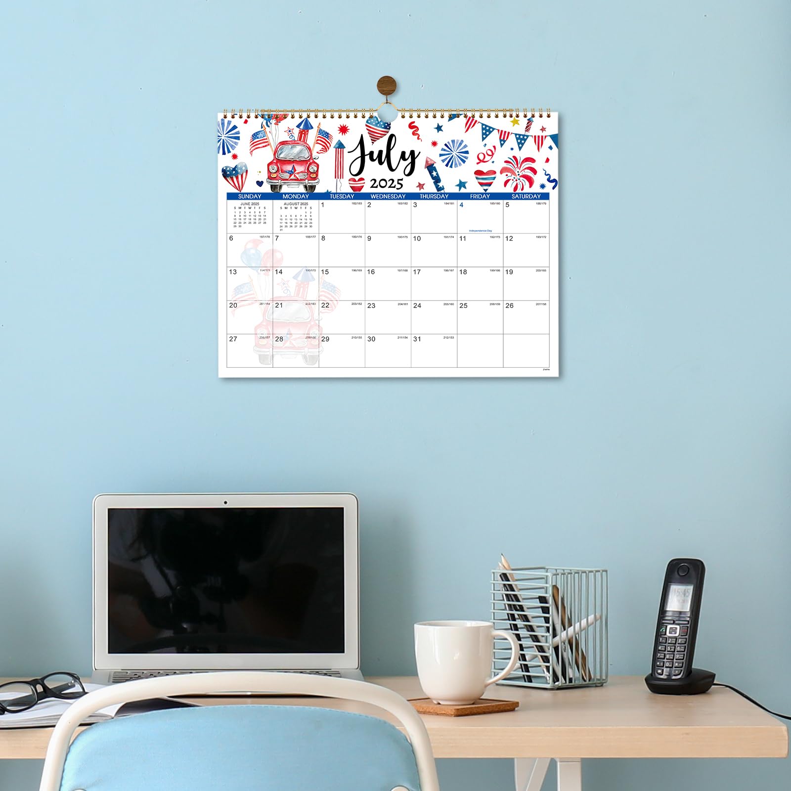 2025-2026 Wall Calendar | July 2025 - December 2026 Large 14.8