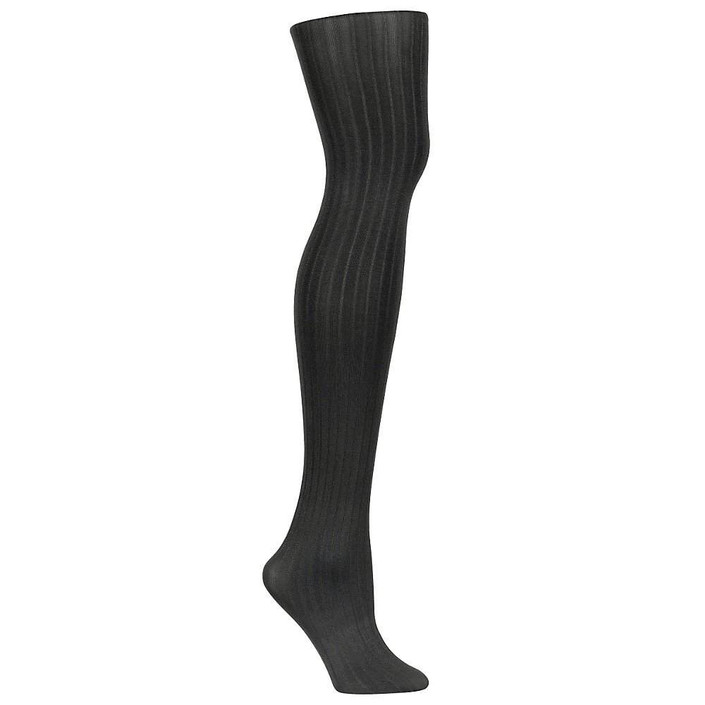 L'eggs Women's Casual Ribbed Tights - Comfortable Stretchable Leggings for Everyday Wear, Workout, Yoga & Lounge