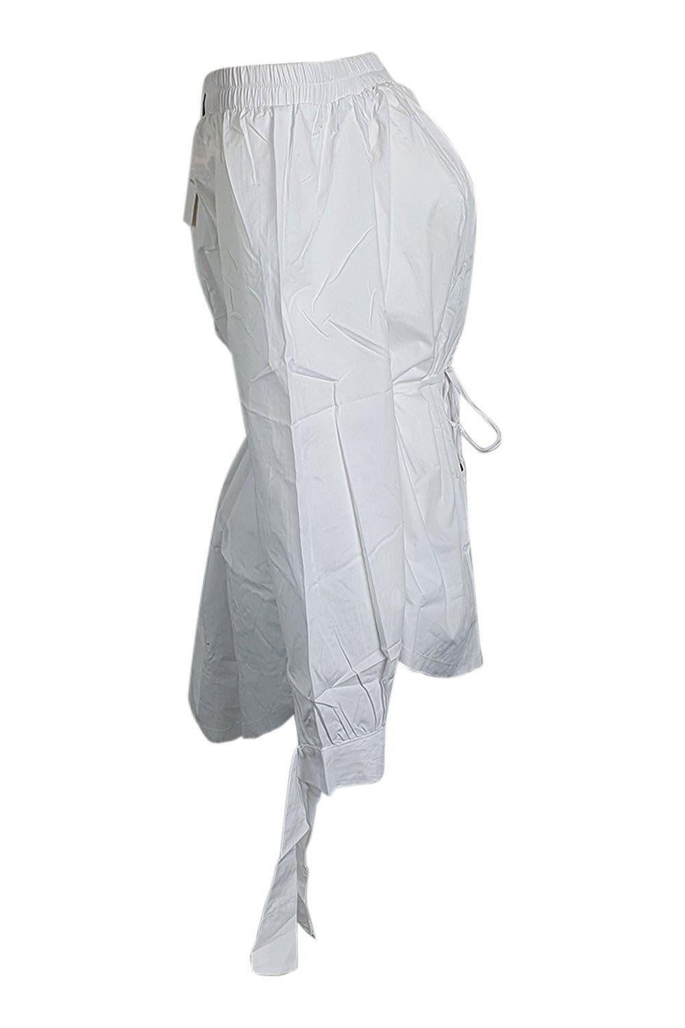 FAITHFULL THE BRAND Women's White Polonia Off Shoulder Blouse - Size M (UK 10 | AU 10) - Summer Casual Tops for Beach, Party & Date Night Outfits