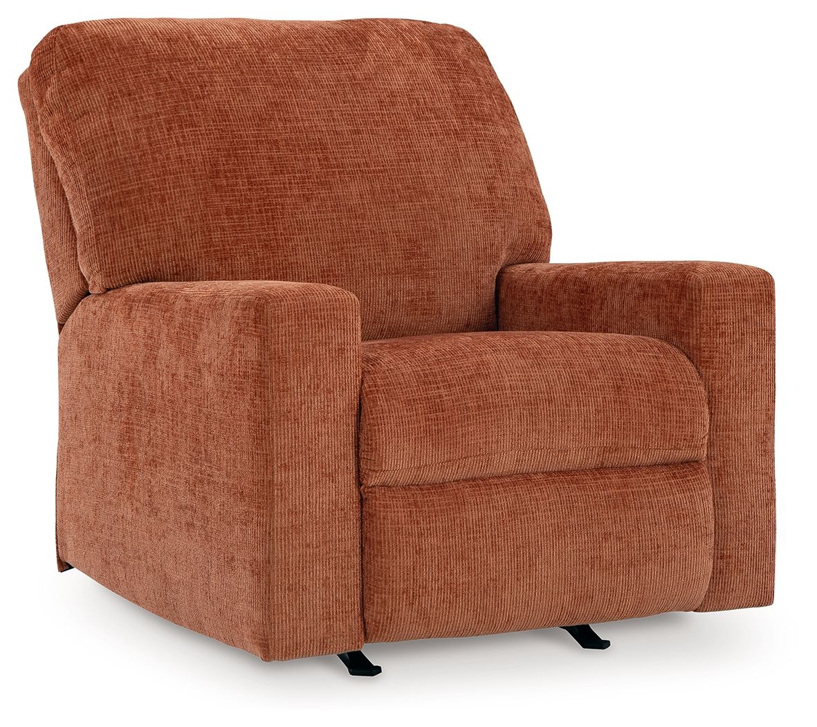 Aviemore Spice Rocker Recliner Chair - Soft Fabric Upholstery, Comfortable Rocking & Reclining Living Room Furniture for Relaxing, Reading & Watching TV