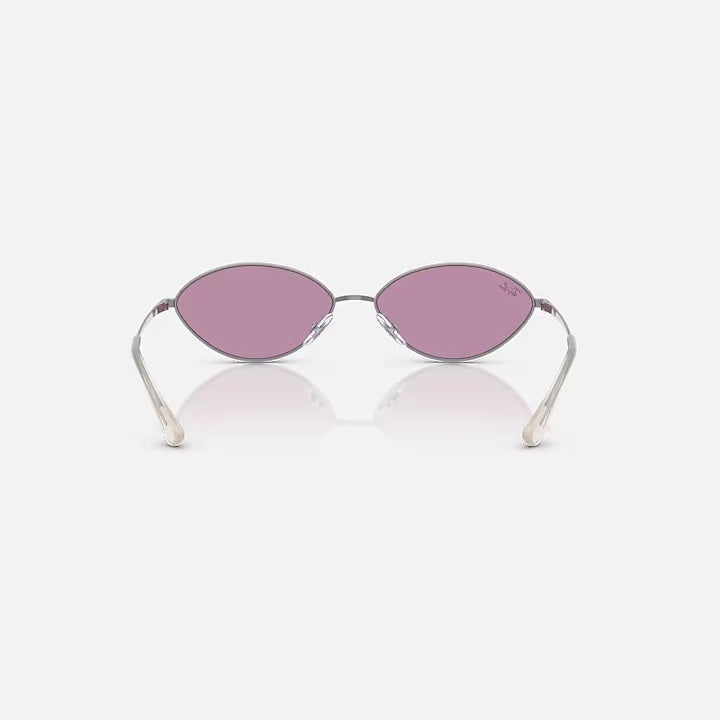 Ray Ban Kai Sunglasses - Polished Gunmetal Frame, UV Protection, Classic Aviator Style - Perfect for Outdoor Activities, Driving, and Fashion Accessories