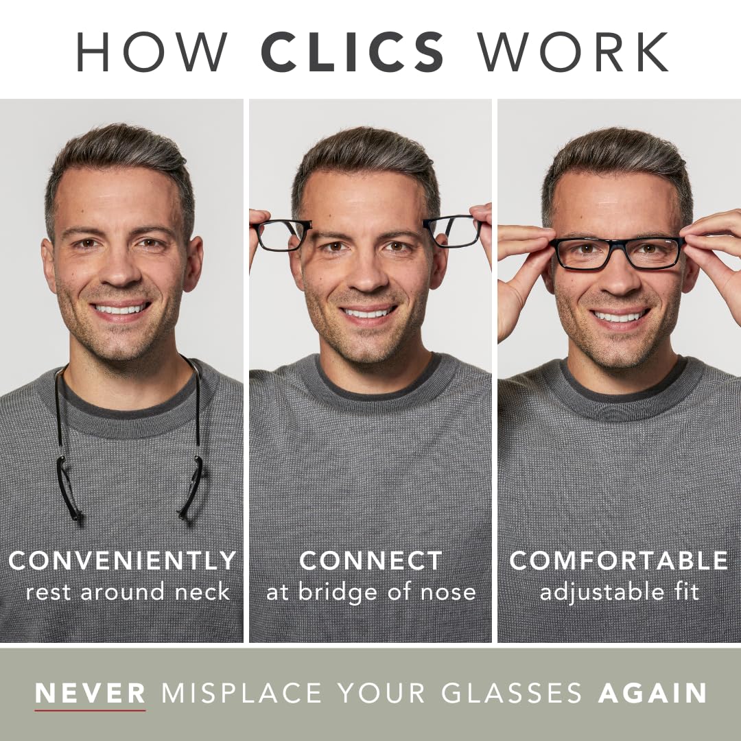 Magnetic Reading Glasses for Men & Women - Computer Readers with 3.50 Magnification - Executive Style Tortoise Frame (M-XL) - Perfect for Office Work, Screen Reading & Daily Use