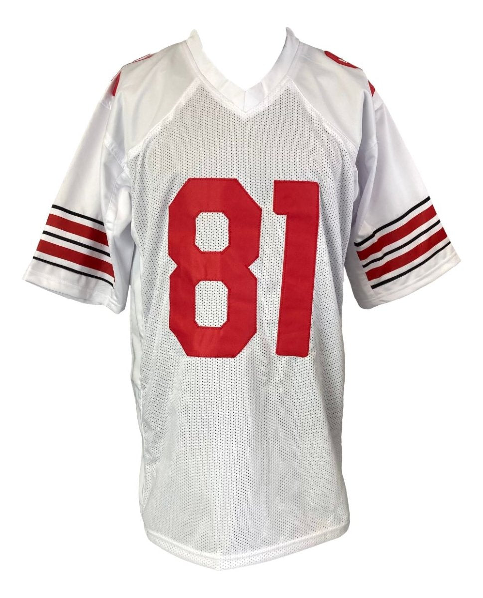 Jackie Smith St. Louis Cardinals Signed White Football Jersey - Hall of Fame 1994 - Authentic NFL Memorabilia - Perfect for Sports Collectors, Man Cave Decor & Gift for Football Fans