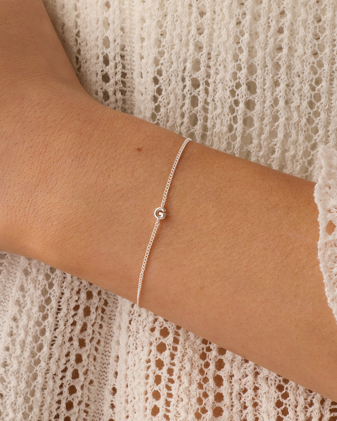 Wilder Mini Alphabet Bracelet - Personalized Initial Letter Bracelet for Women & Girls - Trendy Stackable Jewelry for Everyday Wear & Gifts