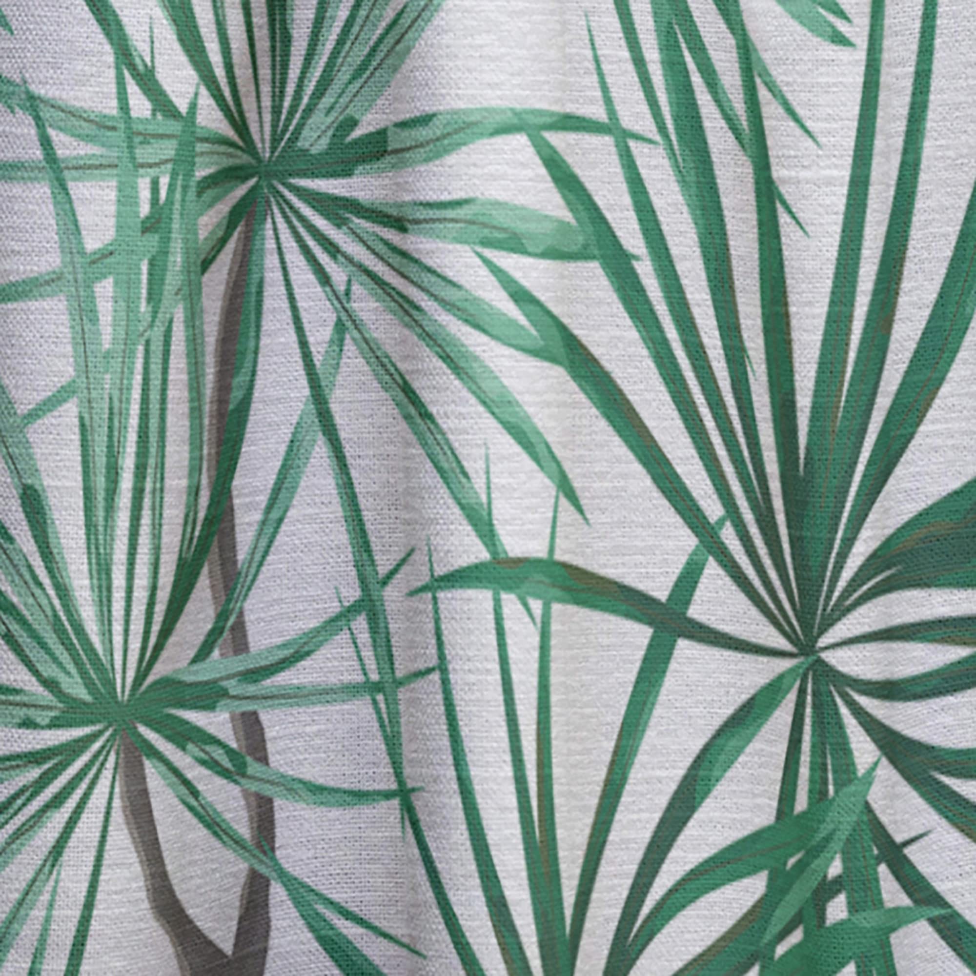 DesignQ Thermal Insulated Curtains - Bright Green Tropical Leaves Pattern - 52x95 Inch Single Panel for Bedroom & Living Room - Blackout Drapes for Privacy, Sun Protection & Energy Efficiency