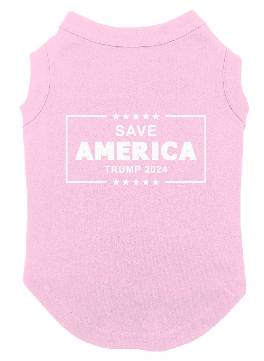 Trump 2024 MAGA Dog Shirt - Patriotic Pink Pet Apparel for Small Dogs | American Flag Political Dog Clothes for Conservative Pet Owners | Perfect for Campaign Events & 4th of July Celebrations