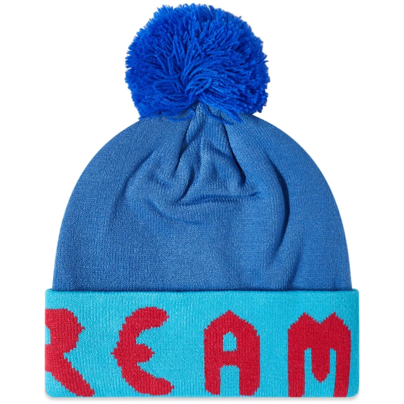Warm & Stylish Ice Cream Bobble Beanie for Women & Men - Soft Winter Knit Hat with Pom Pom - Perfect for Cold Weather, Snow Days & Outdoor Activities