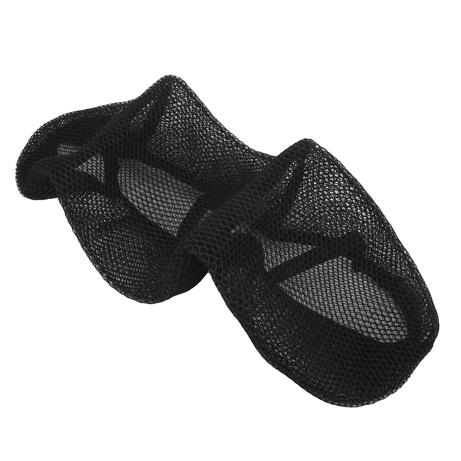 3D Black Nylon Mesh Motorcycle Seat Covers - Breathable Seat Cushion Pad for Comfort Riding | Perfect for Harley, Honda, Yamaha & More | Motorcycle Accessories for Long Distance & Daily Commute