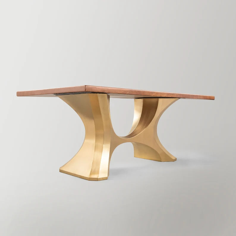 Luxury Gold Table Base 310 Hoshi 28H - Elegant Dining & Living Room Furniture for Home Decor