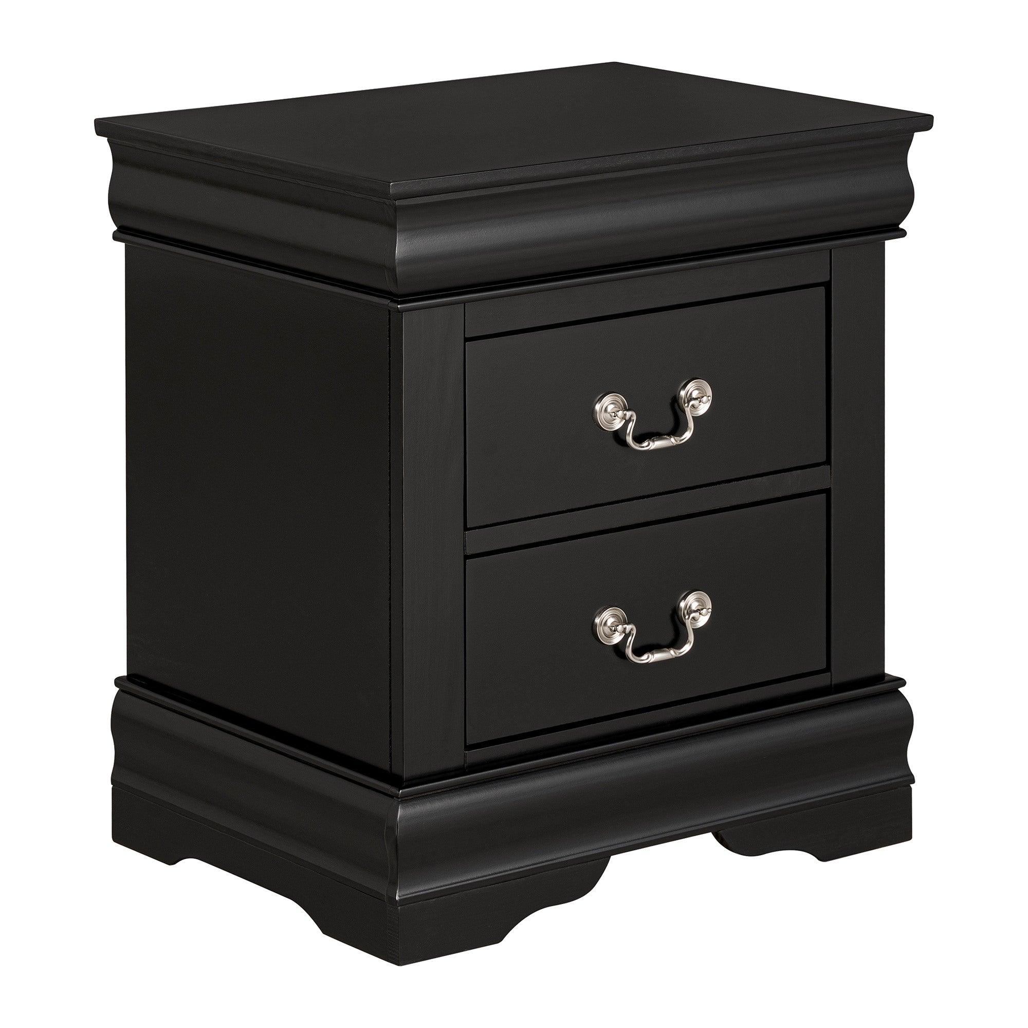 Louis Philippe Night Stand by Furniture of America - Elegant Bedside Table for Bedroom Decor, Storage & Organization