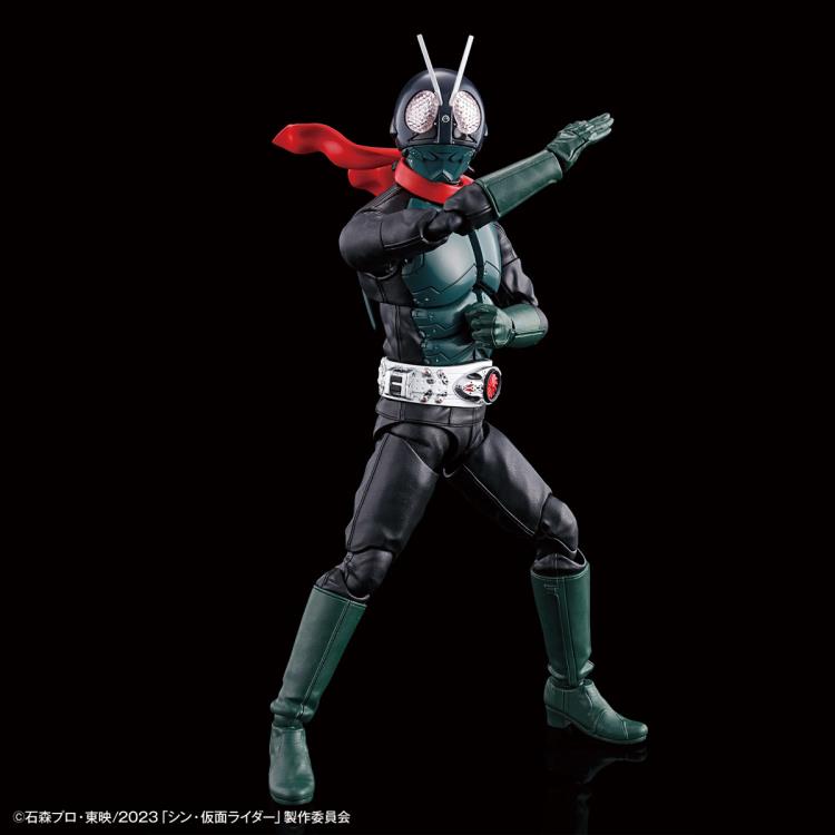 Figure Rise Standard Kamen Rider Shin Masked Rider Action Figure Model Kit - Build & Collect for Anime Fans & Japanese Tokusatsu Enthusiasts