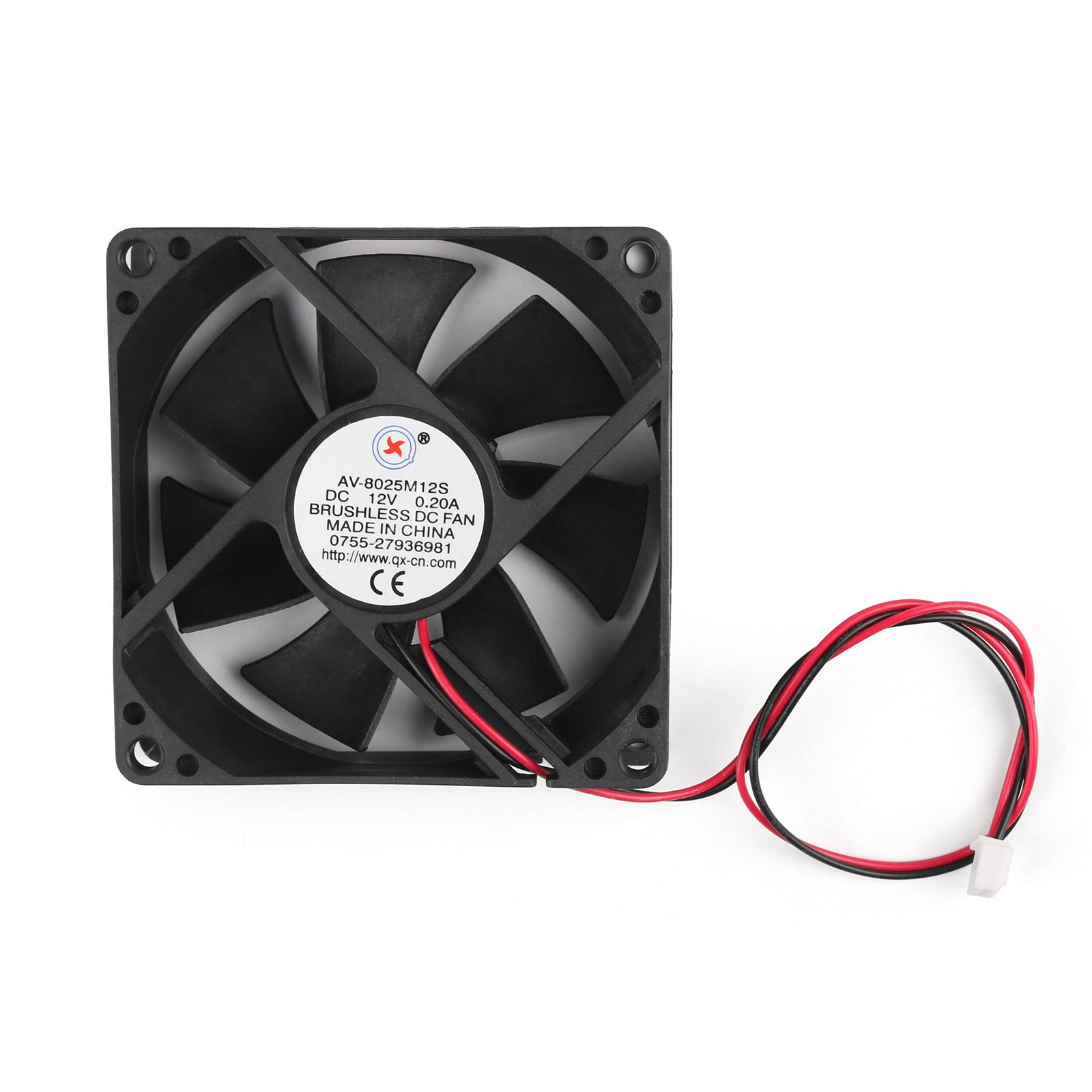 10PCS DC Brushless Cooling PC Computer Fan 12V 8025s 80x80x25mm 0.2A 2 Pin Wire - High Performance Cooling for Gaming PCs, Servers, and Electronics Cases