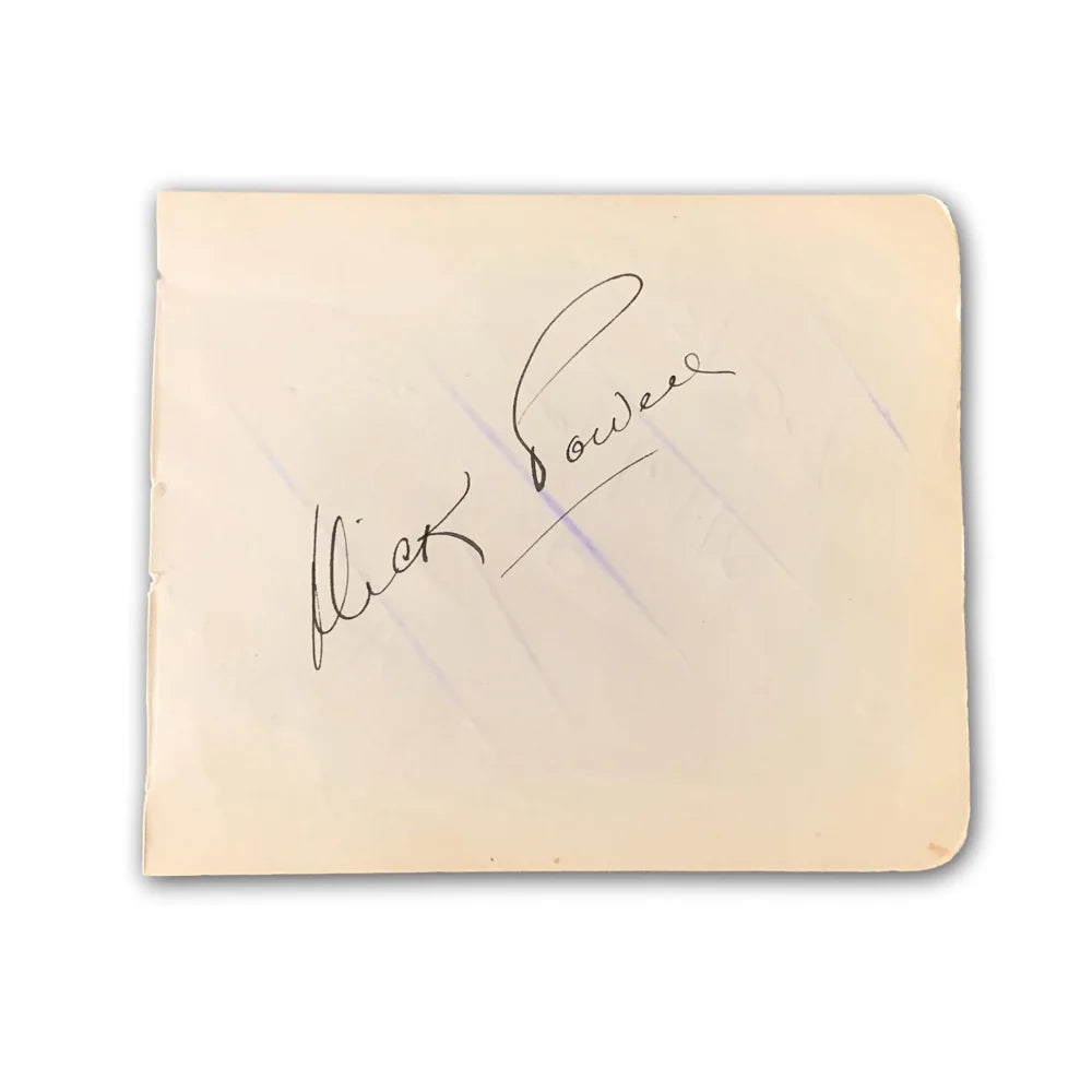 Dick Powell & Pat O'Brien Dual Signed Album Page - Authentic JSA COA Autograph - Perfect for Movie Memorabilia Collectors & Classic Film Fans