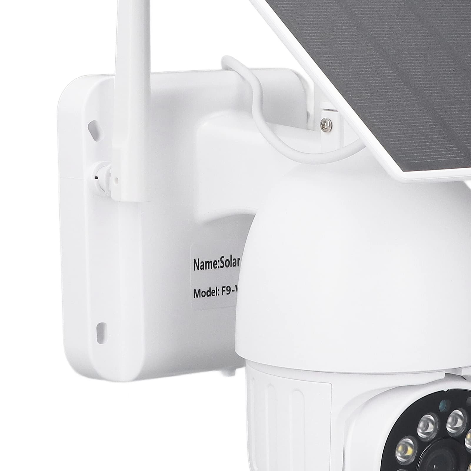 Fydun Solar Security Camera 1080P HD - 2MP Outdoor Wireless WiFi Surveillance Camera with Night Vision, IP66 Waterproof, 1920x1080 Resolution - Perfect for Home, Yard, Garage & Business Security Monitoring