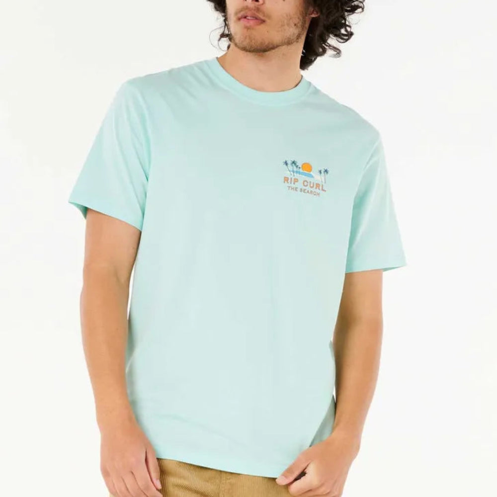 Rip Curl Men's AOTS Cody Welsh Graphic T-Shirt - Casual Short Sleeve Cotton Tee for Surfing, Beach & Everyday Wear