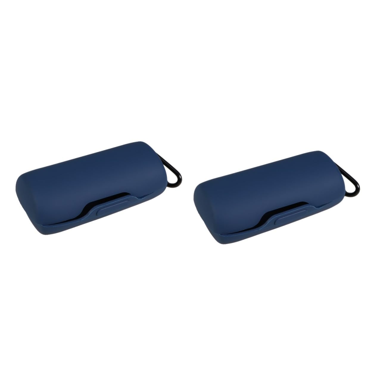 2-Pack Shockproof Silicone Headphone Case - Scratch Resistant Protective Cover for Earphone Storage Box (Dark) - Perfect for Travel, Gym & Daily Use