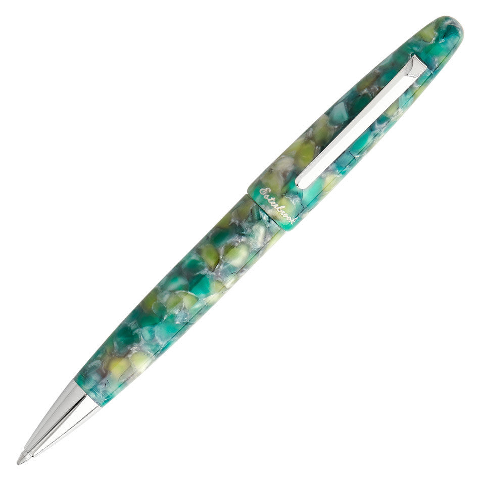 Esterbrook Estie Ballpoint Pen - Sea Glass Color with Palladium Trim - Premium Writing Instrument for Office, Business & Gift Giving