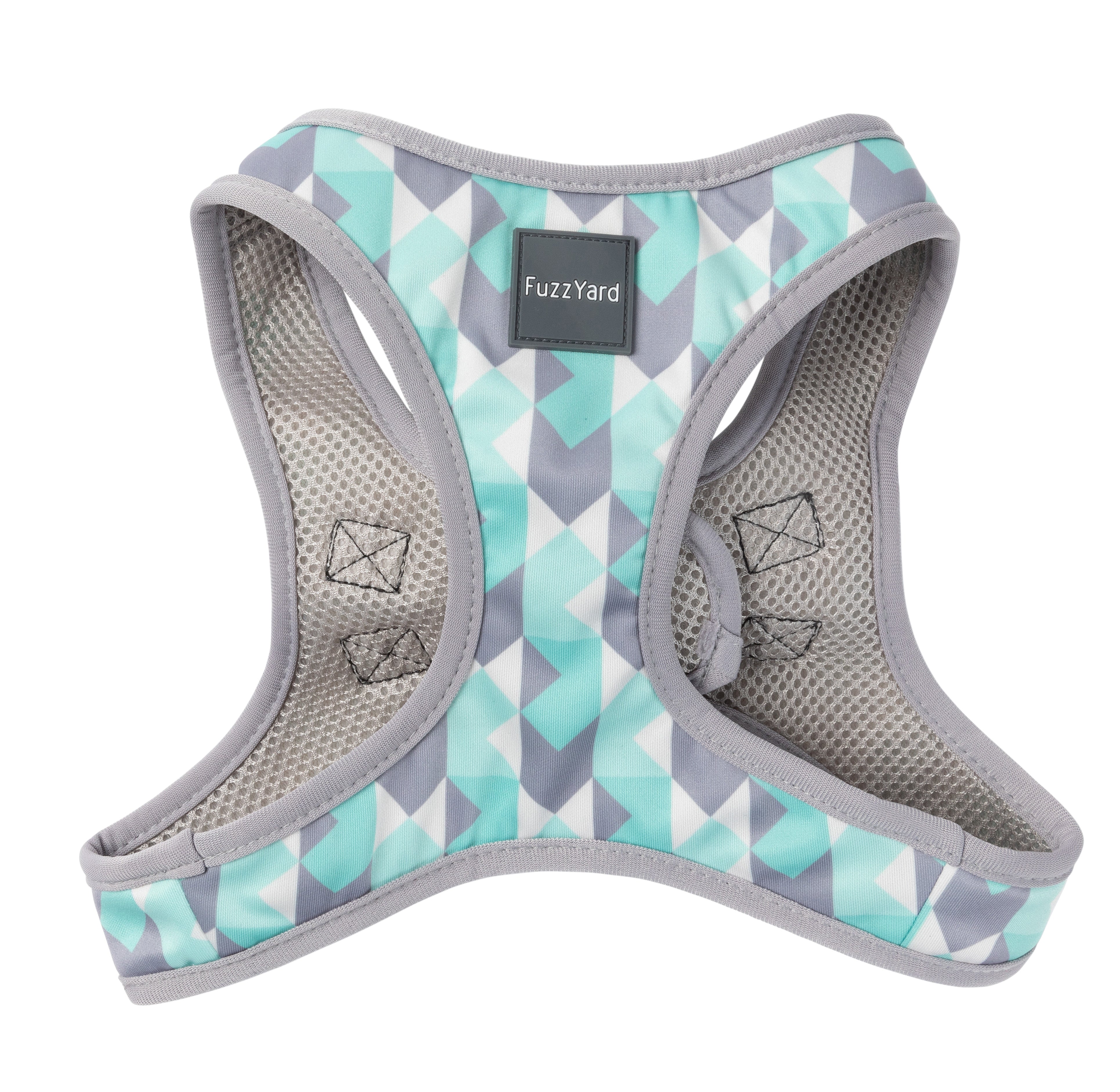 FuzzYard Mint Fizz Dog Step In Harness - Adjustable Pet Vest for Small Medium Dogs - Perfect for Walking, Training & Outdoor Adventures